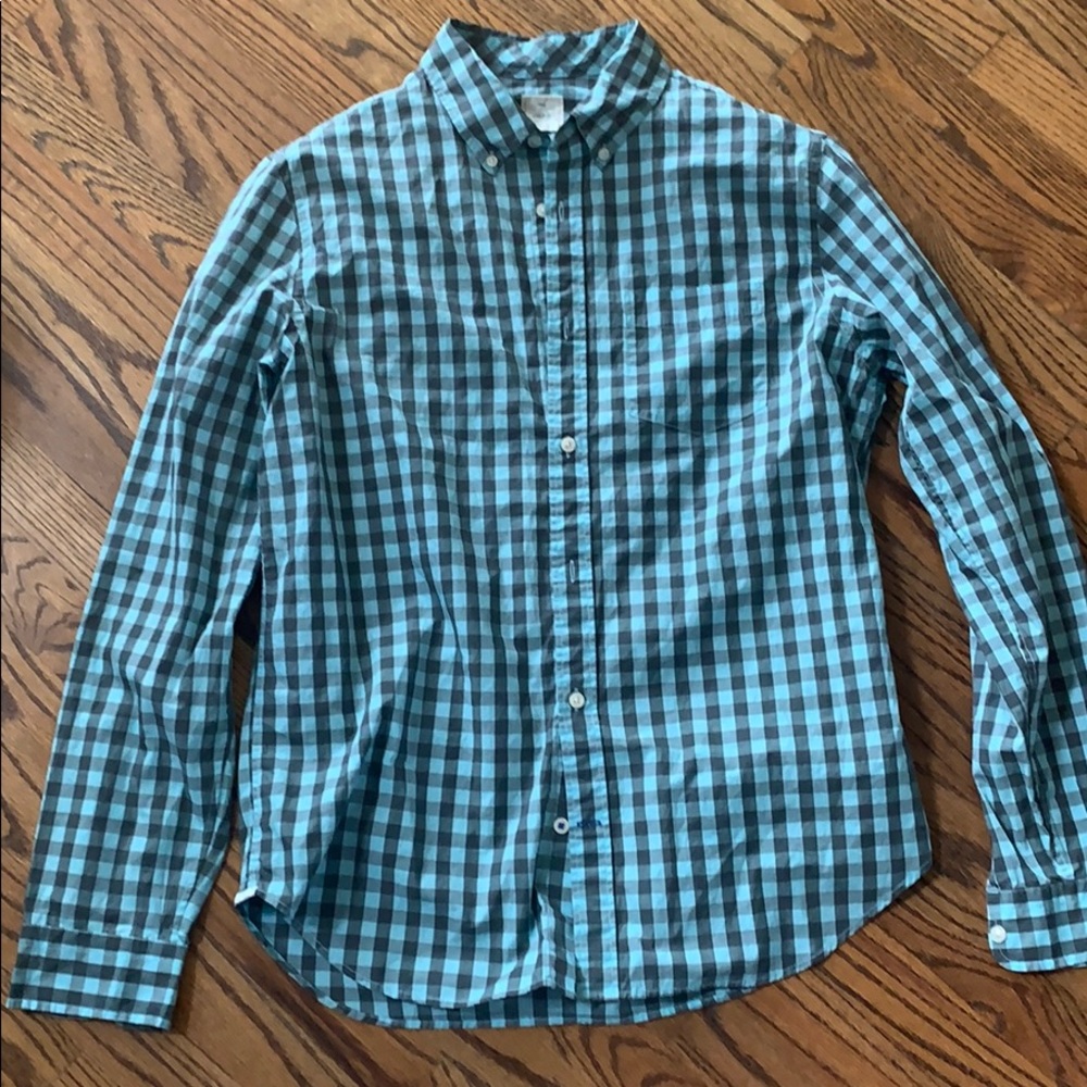 Gap Lived-In Tailored Button Up, Size: L